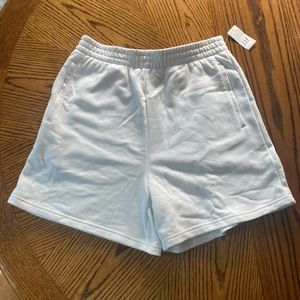 White Gap Sweat Shorts